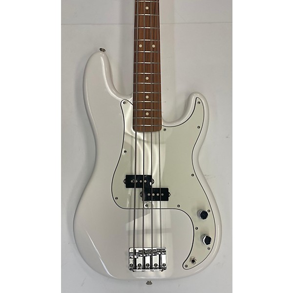 Used Fender Used 2022 Fender Player Precision Bass Olympic White Electric Bass Guitar