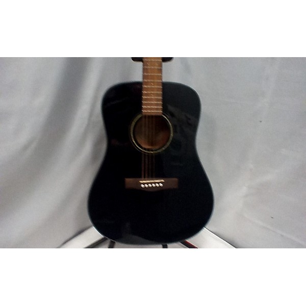 Used Fender Used Fender CD60 Dreadnought Black Acoustic Guitar