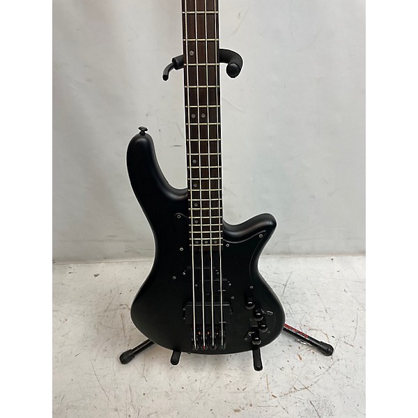 Used Schecter Guitar Research Used Schecter Guitar Research Stiletto Stealth 4 Matte Black Electric Bass Guitar