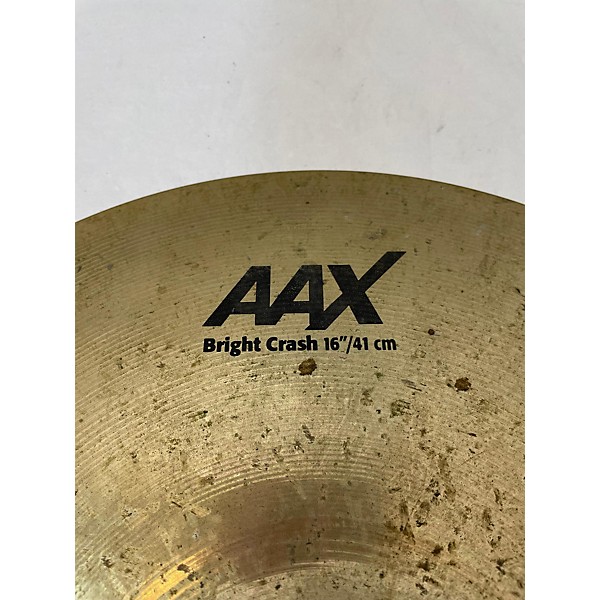 Used SABIAN Used SABIAN 16in AAX Crash Bright Cymbal