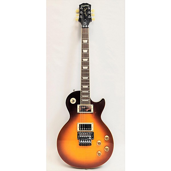 Used Epiphone Used Epiphone Alex Lifeson Standard Axxess 2 Tone Sunburst Solid Body Electric Guitar