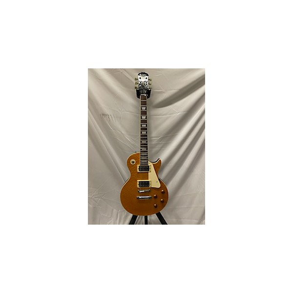 Used Epiphone Used Epiphone Les Paul Classic MIK Trans Amber Solid Body Electric Guitar