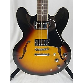 Used Epiphone Used Epiphone ES335 Vintage Sunburst Hollow Body Electric Guitar