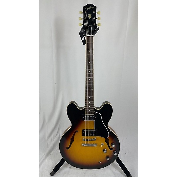 Used Epiphone Used Epiphone ES335 Vintage Sunburst Hollow Body Electric Guitar