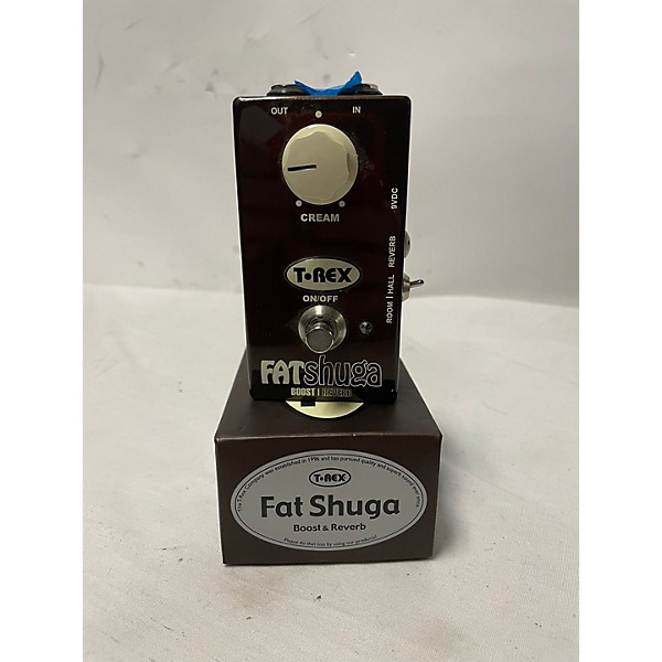 Used T-Rex Engineering Used T-Rex Engineering Fat Shuga Boost With Reverb Effect Pedal