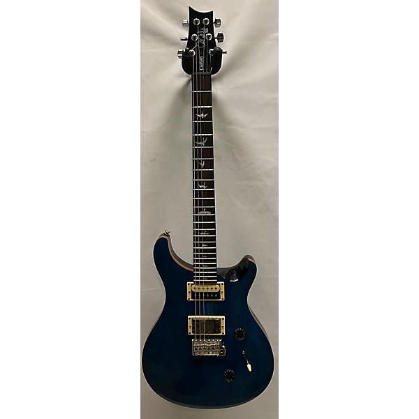 Used PRS Used PRS SE Custom 24 Lake Blue Solid Body Electric Guitar