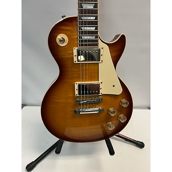 Used Gibson Used Gibson Les Paul Traditional 100th Anniversary 2 Tone Sunburst Solid Body Electric Guitar