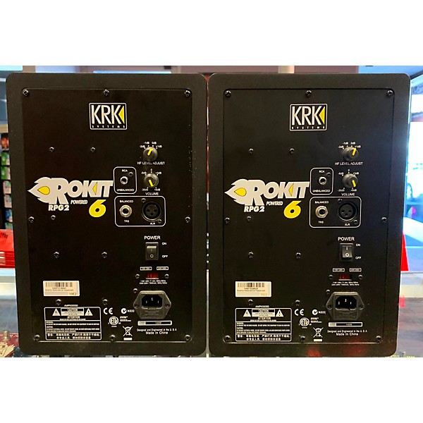 Used KRK Used KRK RP6G2 Pair Powered Monitor