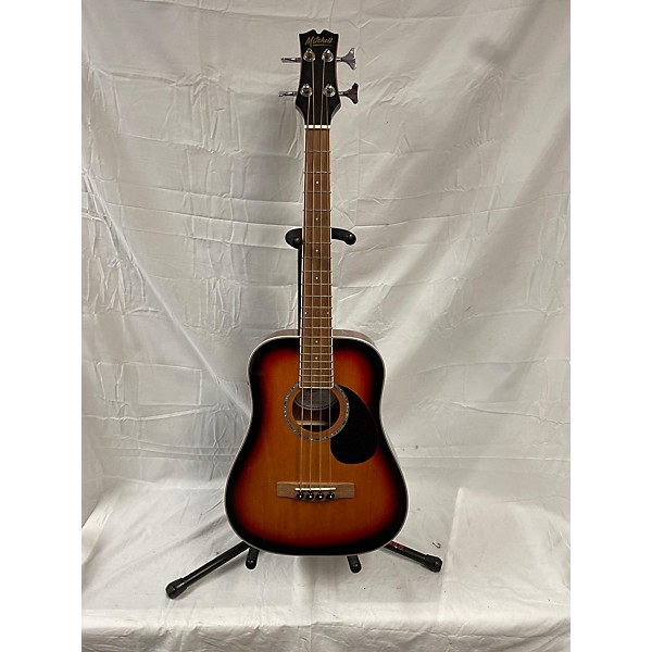 Used Mitchell EZBSB 3 Color Sunburst Acoustic Bass Guitar