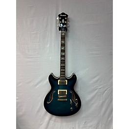 Used Ibanez Used Ibanez AS93 Artcore Blue Hollow Body Electric Guitar