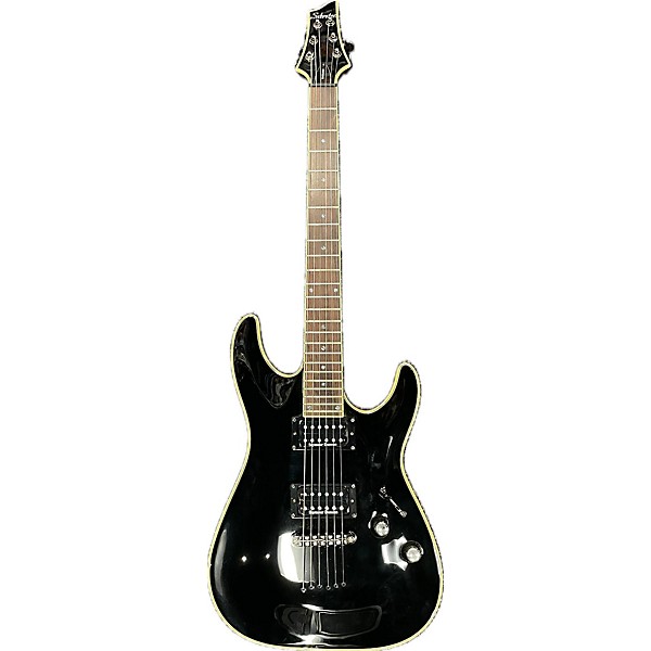 Used Schecter Guitar Research Used Schecter Guitar Research Blackjack C1 Black Solid Body Electric Guitar