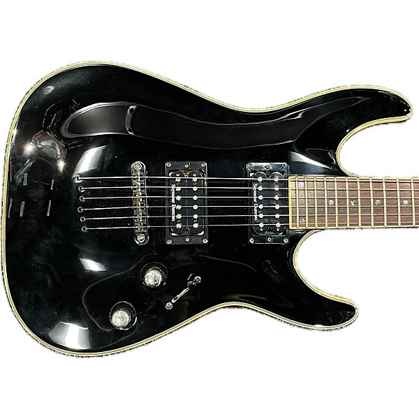 Used Schecter Guitar Research Used Schecter Guitar Research Blackjack C1 Black Solid Body Electric Guitar