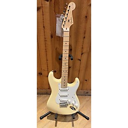 Used Fender Artist Series Eric Clapton Stratocaster Olympic White Solid Body Electric Guitar