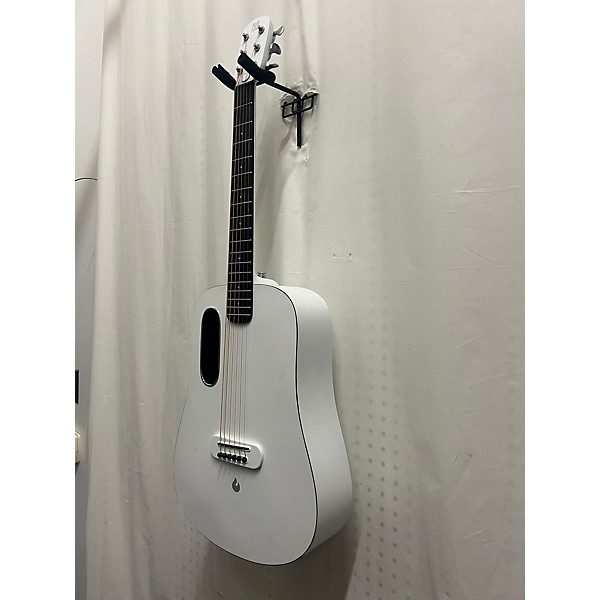 Used Blue Lava Used BLUE LAVA ME 3 TOUCH 36" White Acoustic Guitar