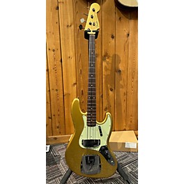 Used Fender Used 2024 Fender Custom Shop 63 Jazz Bass Journeyman Relic Aztec Gold Electric Bass Guitar