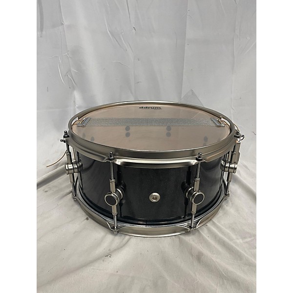 Used ddrum Used Ddrum 6X14 Reflex Snare Drum Black Sparkle