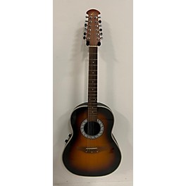 Used In Store Used Used Celebrity By Ovation CC65 Sunburst 12 String Acoustic Electric Guitar