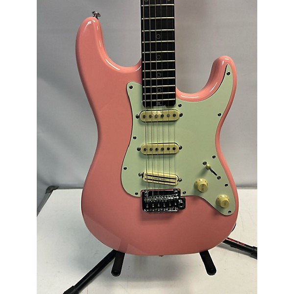 Used Schecter Guitar Research Used Schecter Guitar Research NICK JOHNSTON SSS Pink Solid Body Electric Guitar