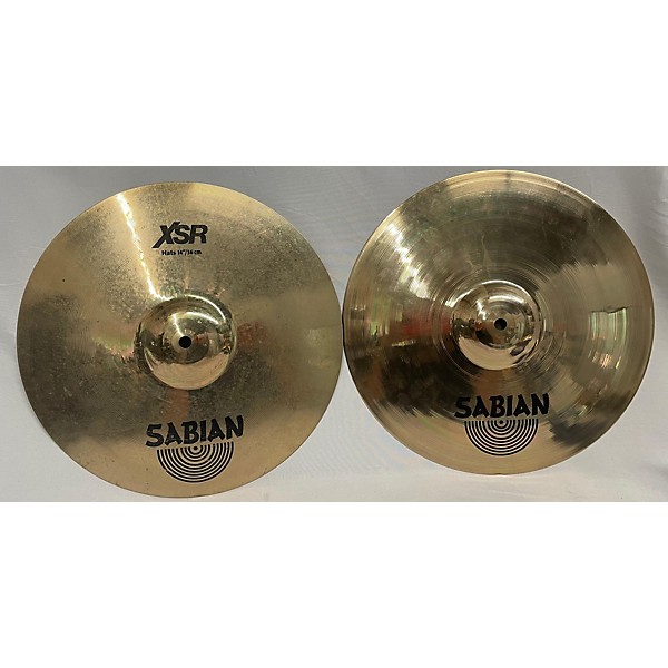 Used SABIAN Used SABIAN 14in XSR Hi Hat Pair Cymbal