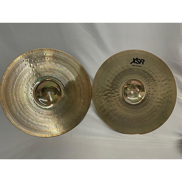 Used SABIAN Used SABIAN 14in XSR Hi Hat Pair Cymbal