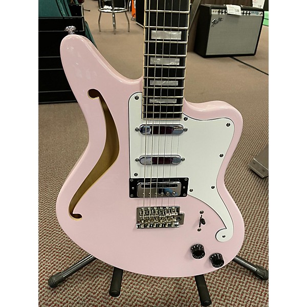 Used D'Angelico Used D'Angelico Bedford SH Pink Hollow Body Electric Guitar