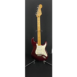 Used Fender Used 2000s Fender Standard Stratocaster Candy Apple Red Solid Body Electric Guitar