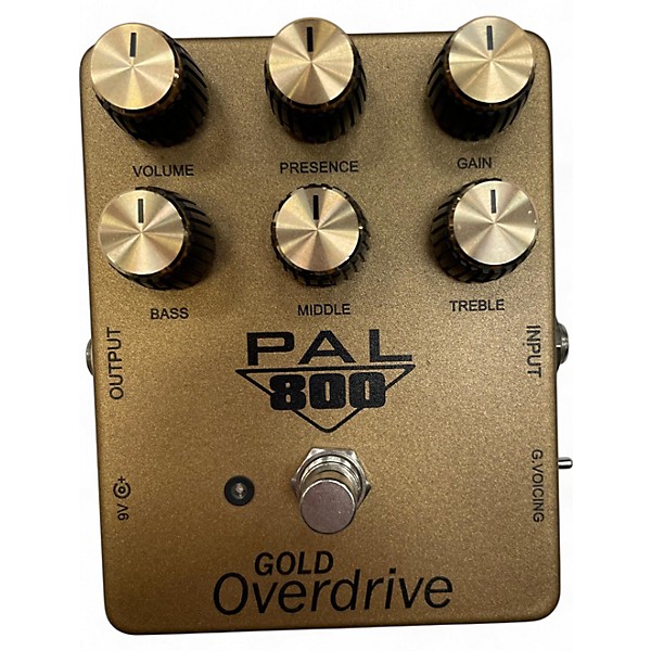 Used PEDAL PAL PAL 800 GOLD OVERDRIVE Effect Pedal