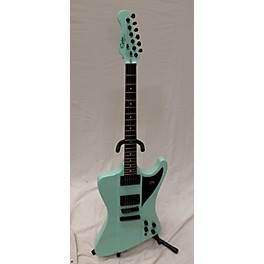 Used HardLuck Kings Used HardLuck Kings Spider Seafoam Green Solid Body Electric Guitar