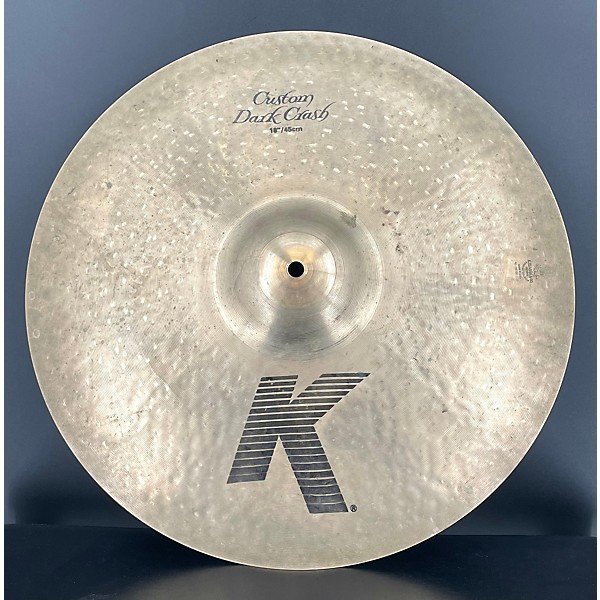 Used Zildjian 18in K Custom Dark Crash Cymbal