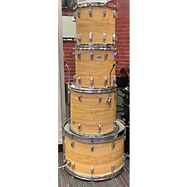 Vintage Ludwig 1970s PRO BEAT BUTCHER BLOCK Drum Kit