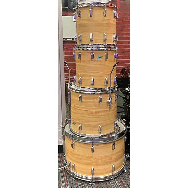 Vintage Ludwig 1970s PRO BEAT BUTCHER BLOCK Drum Kit