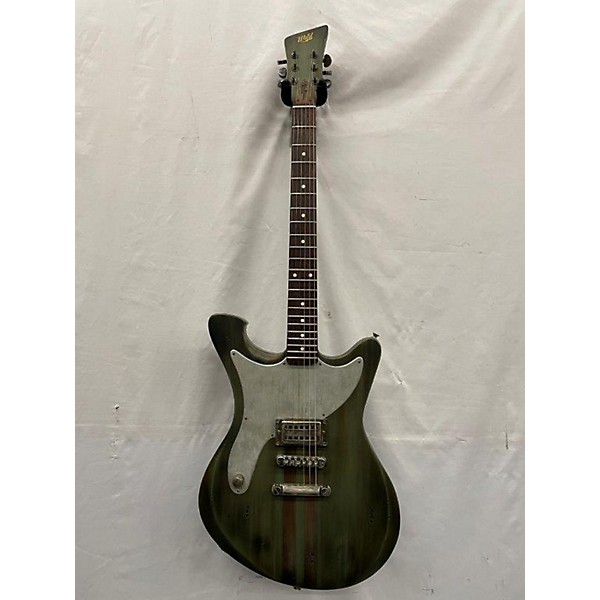 Used Used Wild Customs Savage One Metallic Finish Green Solid Body Electric Guitar