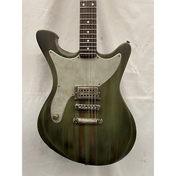 Used Used Wild Customs Savage One Metallic Finish Green Solid Body Electric Guitar