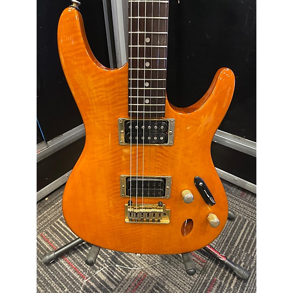 Used Ibanez Used Ibanez SV420 FM Amber Solid Body Electric Guitar