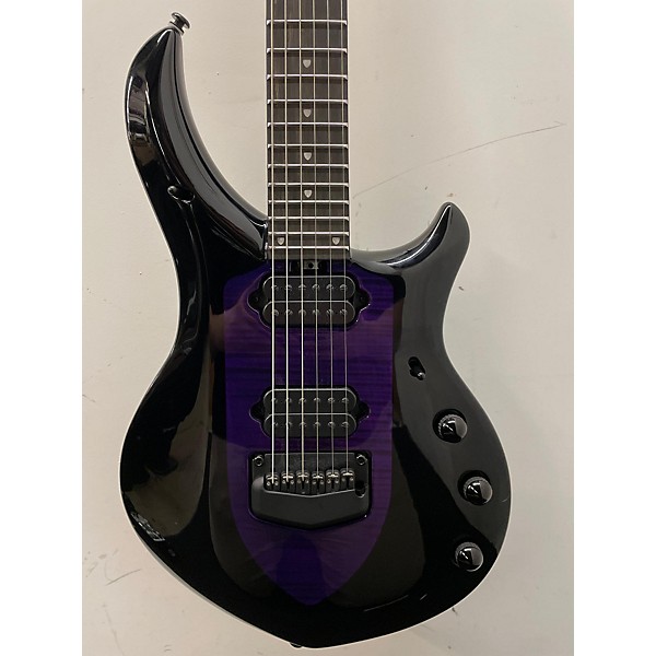 Used Ernie Ball Music Man Used Ernie Ball Music Man John Petrucci Majesty 6 Wisteria Blossom Solid Body Electric Guitar