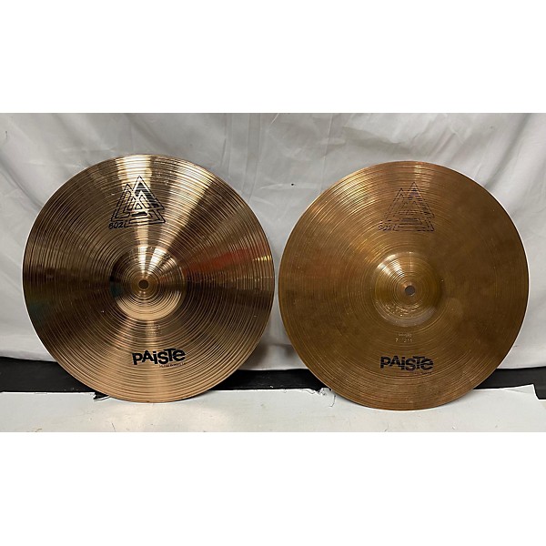 Used Paiste Used Paiste 14in 802 Hi Hats Cymbal