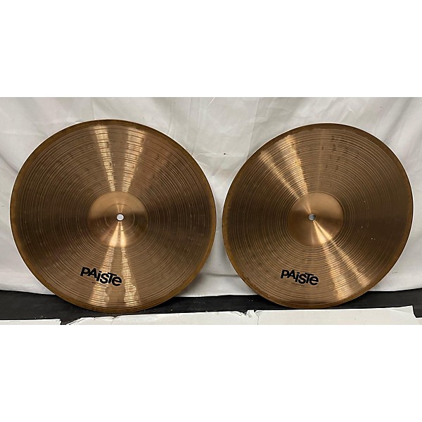 Used Paiste Used Paiste 14in 802 Hi Hats Cymbal