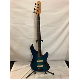 Used Sabian Used Kiesel Jb4 Fretless Ocean Burst Electric Bass Guitar