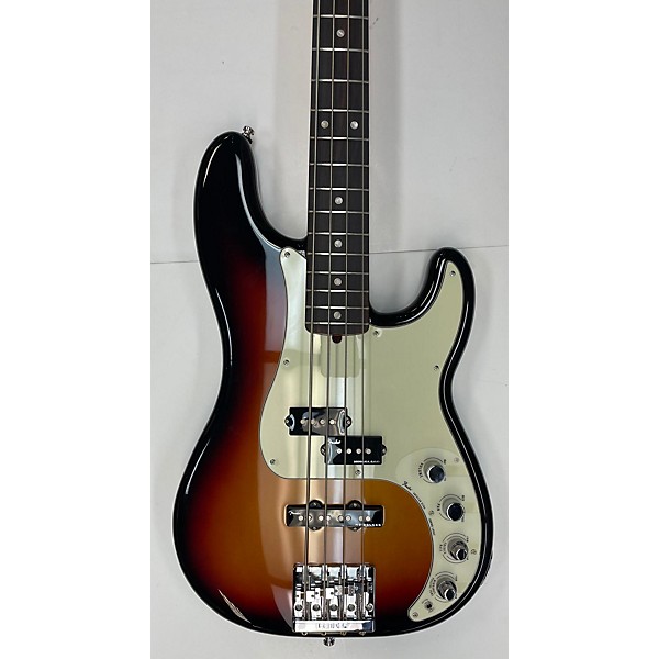 Used Fender Used 2023 Fender American Ultra Precision Bass Vintage Sunburst Electric Bass Guitar