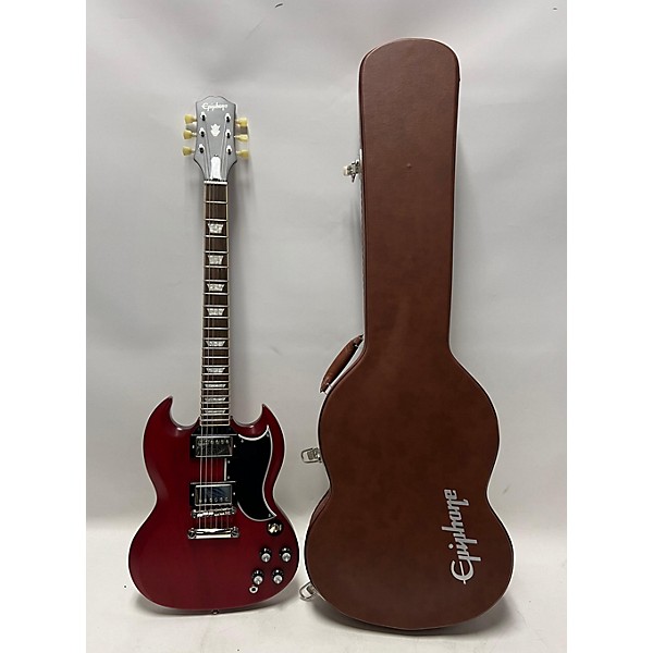 Used Epiphone Used Epiphone 1961 LES PAUL SG STANDARD AGED SIXTIES CHERRY Solid Body Electric Guitar