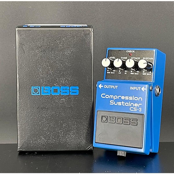 Used BOSS CS3 Compressor Sustainer Effect Pedal