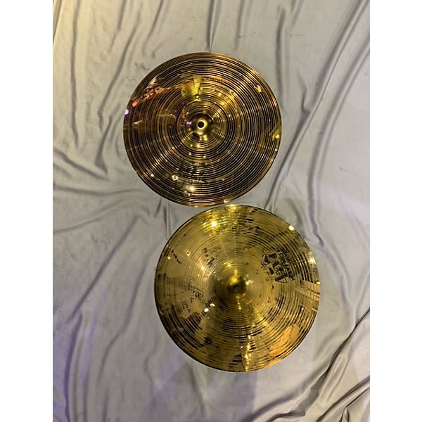 Used Wuhan Cymbals & Gongs 14in Heavy Metal 457 14" Hi Hat Cymbal