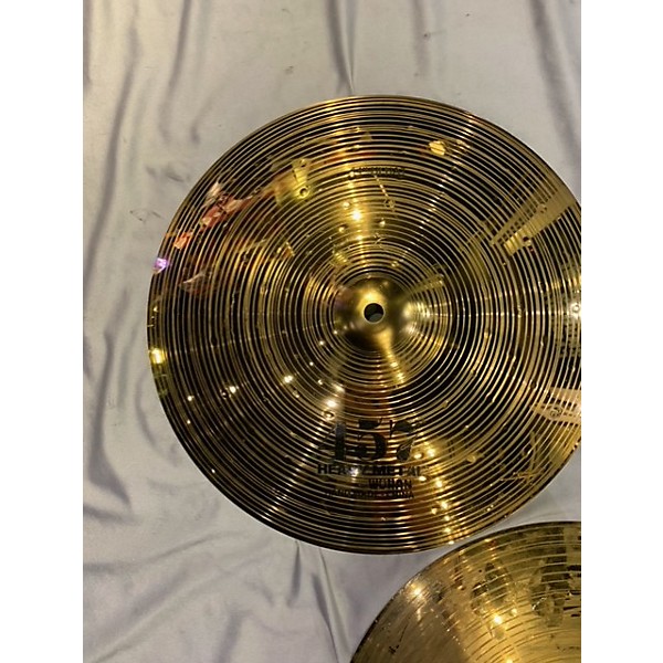 Used Wuhan Cymbals & Gongs 14in Heavy Metal 457 14" Hi Hat Cymbal