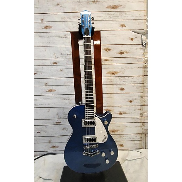 Used Gretsch Guitars Used Gretsch Guitars G5435T Electromatic Pro Jet Bigsby Blue Hollow Body Electric Guitar