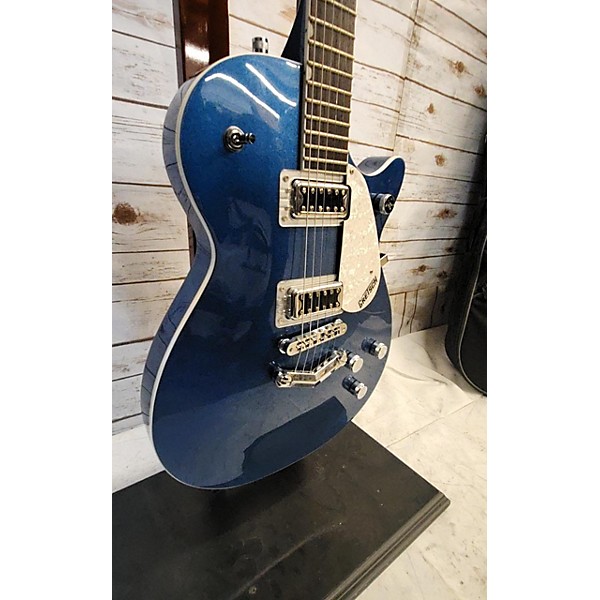 Used Gretsch Guitars Used Gretsch Guitars G5435T Electromatic Pro Jet Bigsby Blue Hollow Body Electric Guitar