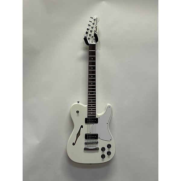 Used Fender Used 2021 Fender JA90 Jim Adkins Thinline Telecaster Arctic White Hollow Body Electric Guitar