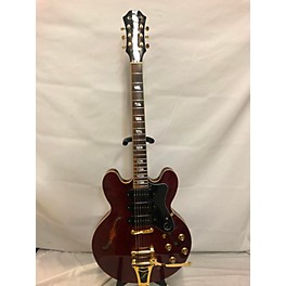 Used Epiphone Used Epiphone Riviera Custom P93 Wine Red Hollow Body Electric Guitar