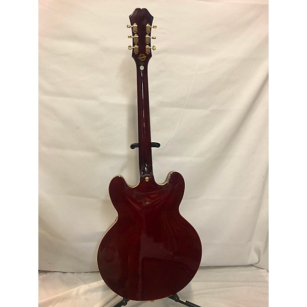 Used Epiphone Used Epiphone Riviera Custom P93 Wine Red Hollow Body Electric Guitar