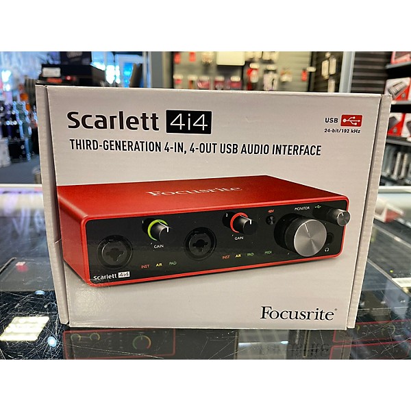 Used Focusrite Scarlett 4i4 Gen 3 Audio Interface