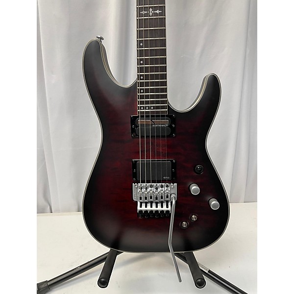 Used Schecter Guitar Research Used Schecter Guitar Research C1 Platinum Crimson Red Burst Solid Body Electric Guitar